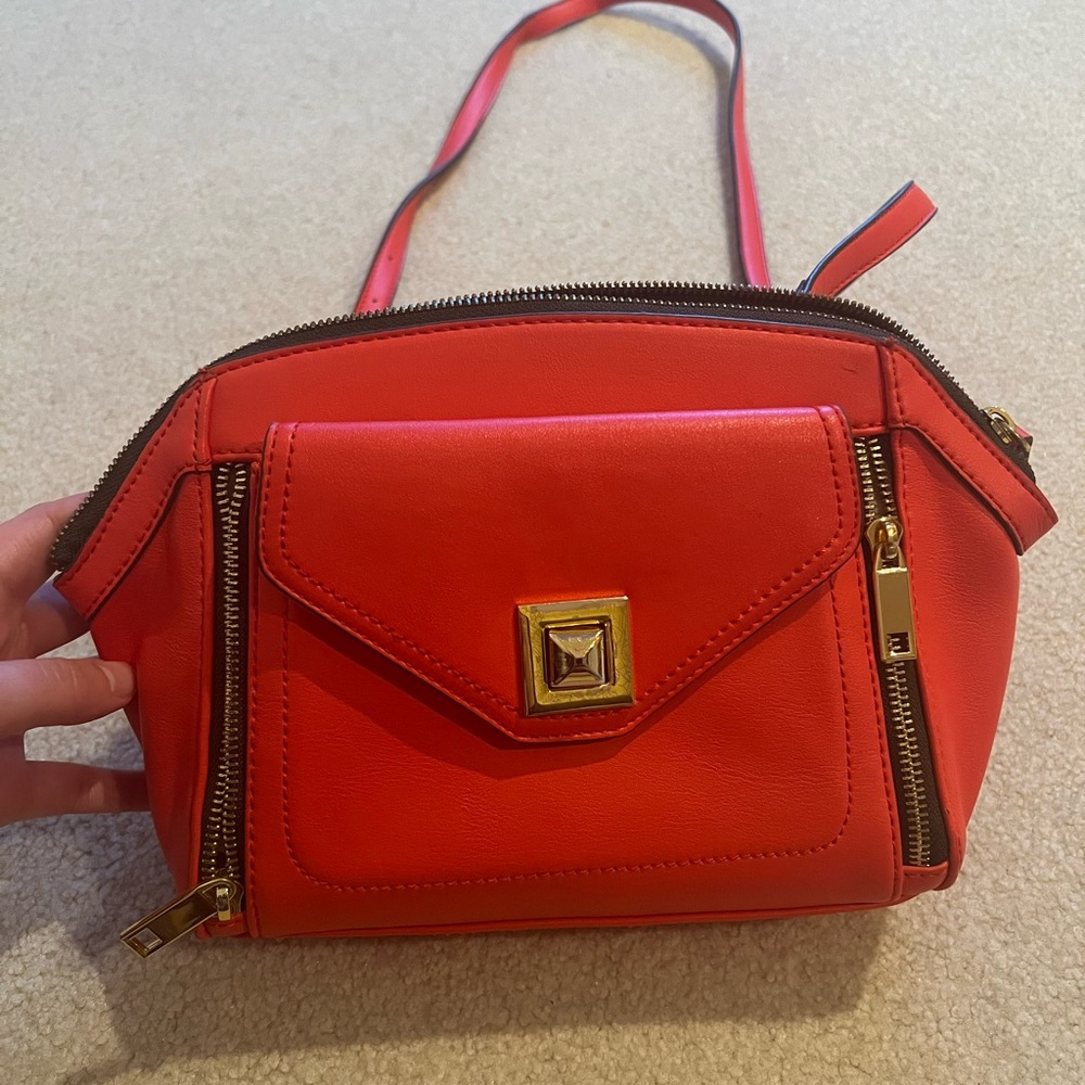 Neon Orange/Red Jessica Simpson Purse